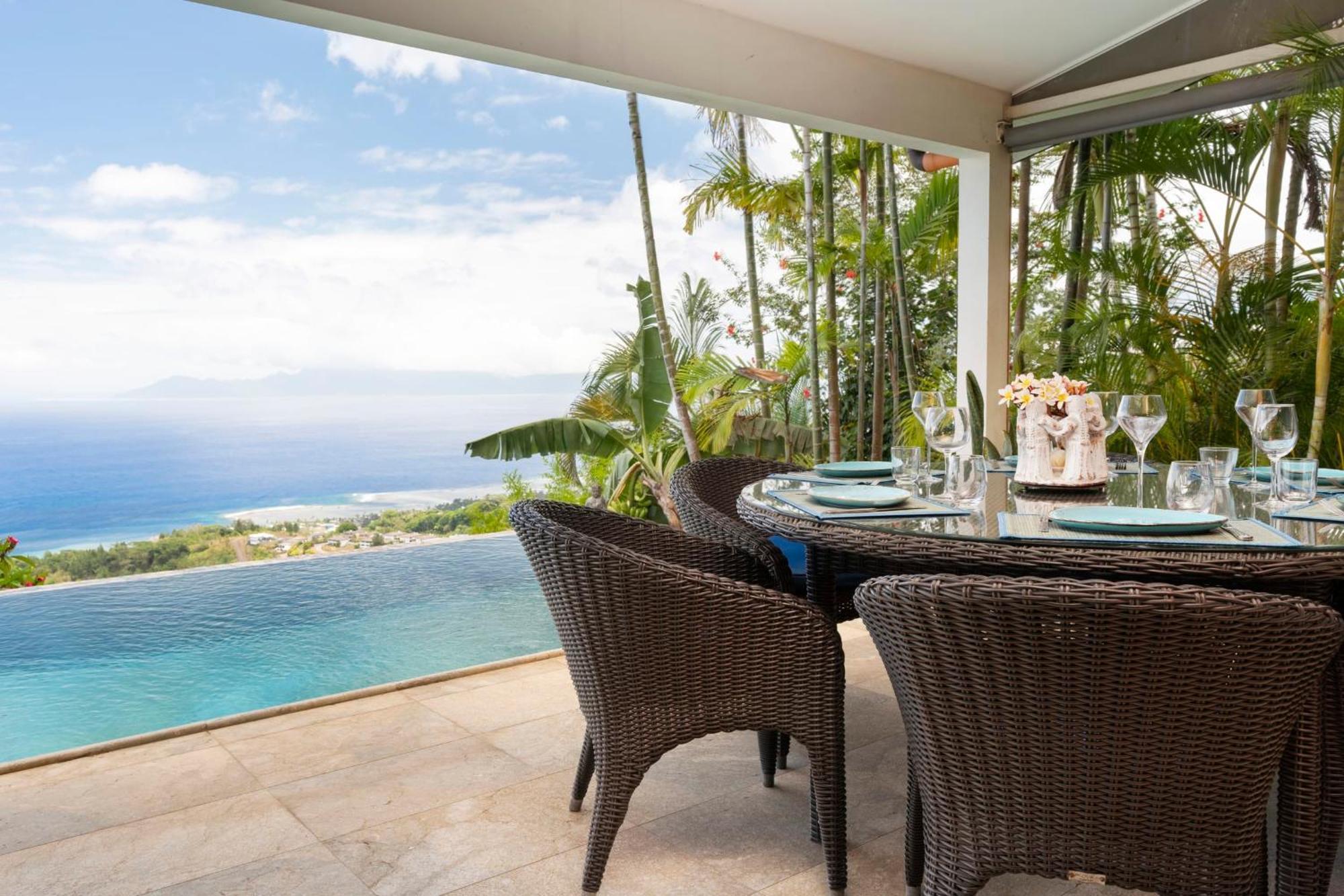 Magnifique Villa Vue Mer Exceptionnelle - Ireina Punaauia  Exterior foto